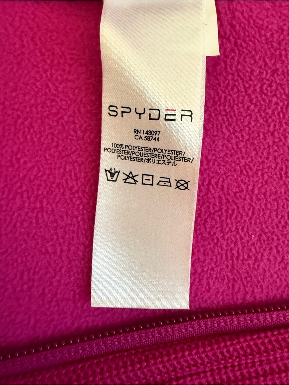 Spyder Women's Raspberry Full-Zip Utility Jacket - Picture 5 of 5
